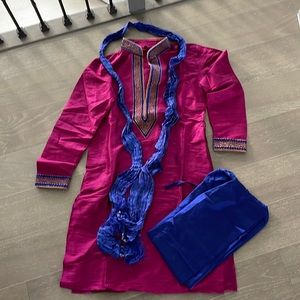 Men’s Indian Kurta set size 36 excellent condition